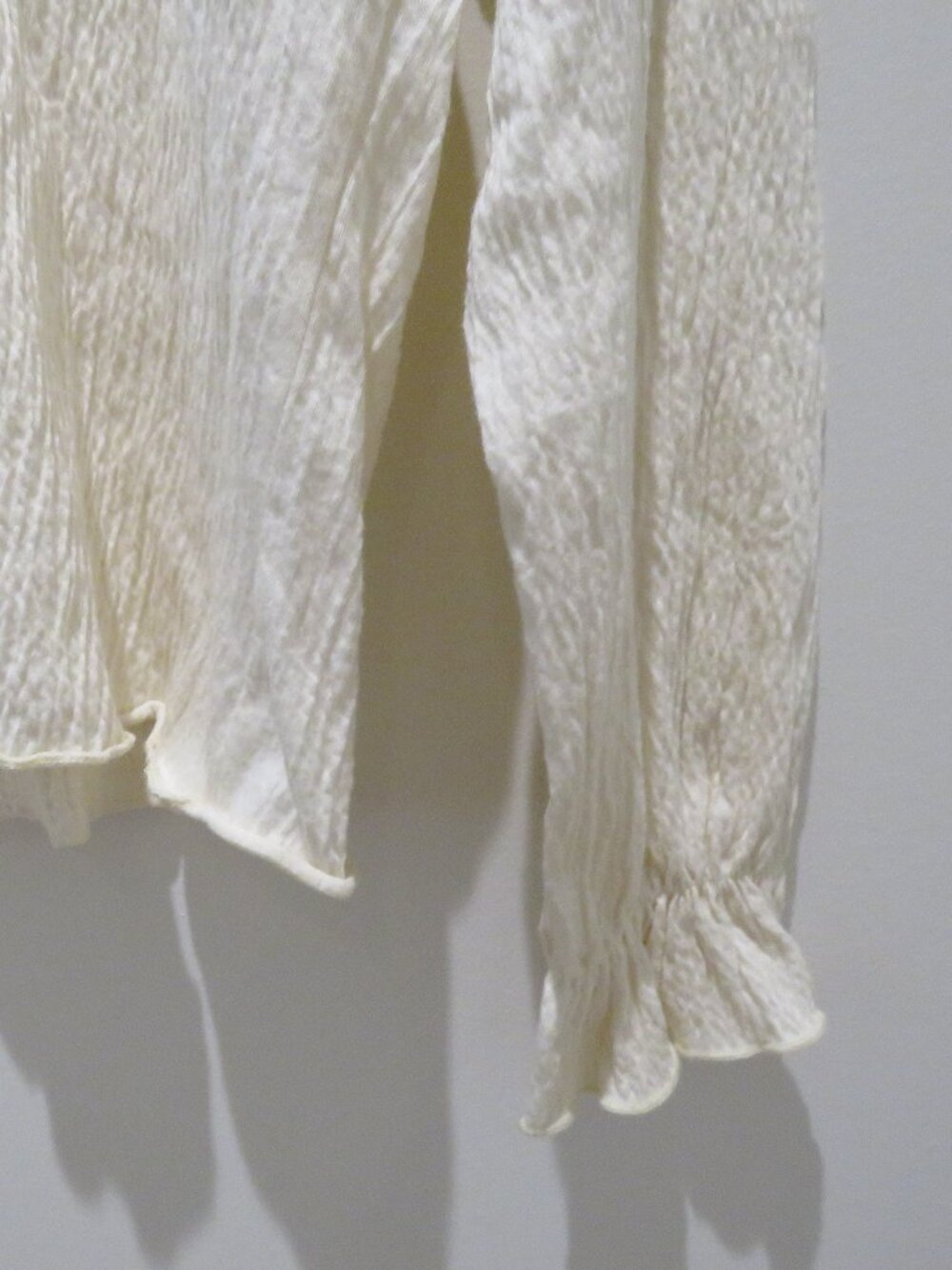 VINTAGE XHILIRATION Milkmaid Cottagecore Top Cream XL Coquette Boho Renaissance - Picture 7 of 11